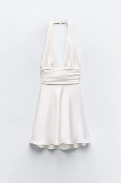VESTIDO SATINADO HALTER
