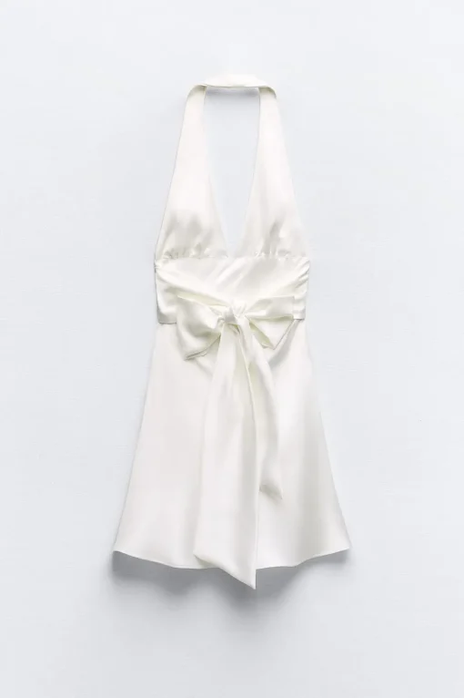 VESTIDO SATINADO HALTER