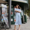 VESTIDO SATINADO NUDO