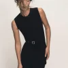 VESTIDO STRETCH CONTOURING CINTURÓN