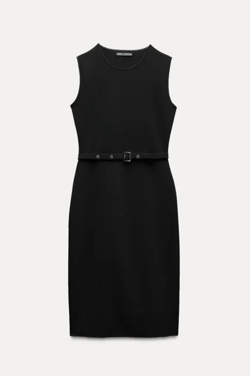 VESTIDO STRETCH CONTOURING CINTURÓN