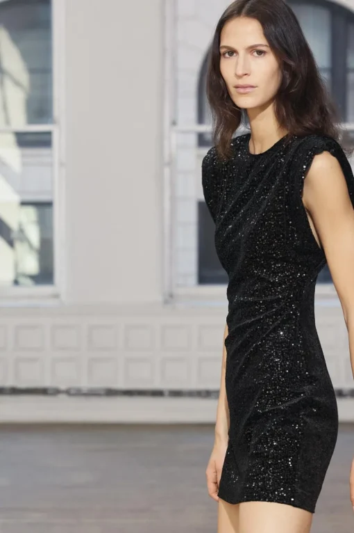 VESTIDO TERCIOPELO LENTEJUELAS ZW COLLECTION