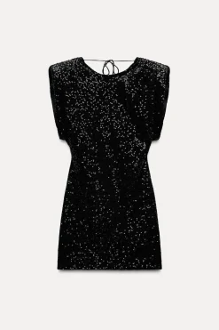 VESTIDO TERCIOPELO LENTEJUELAS ZW COLLECTION