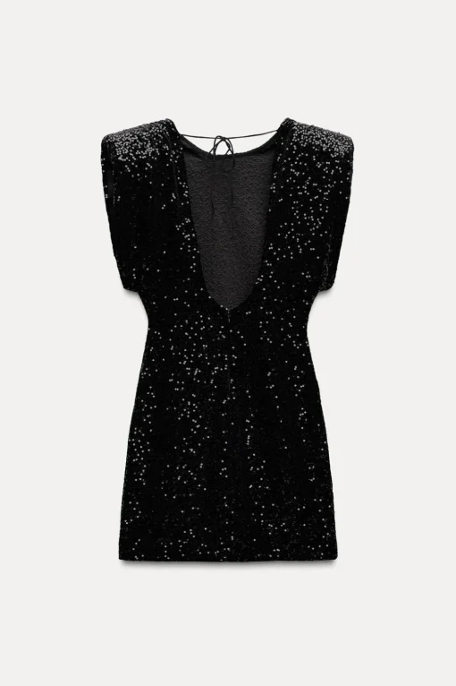 VESTIDO TERCIOPELO LENTEJUELAS ZW COLLECTION