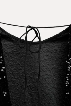 VESTIDO TERCIOPELO LENTEJUELAS ZW COLLECTION