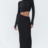 VESTIDO TEXTURA CUT OUT