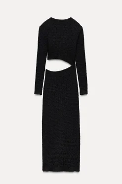 VESTIDO TEXTURA CUT OUT