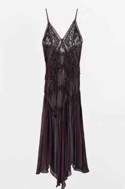 VESTIDO TEXTURA PUNTILLA
