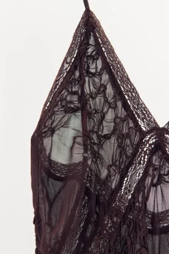 VESTIDO TEXTURA PUNTILLA