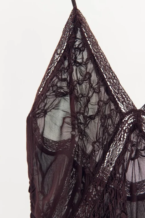 VESTIDO TEXTURA PUNTILLA