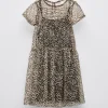 VESTIDO TUL ANIMAL PRINT