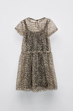 VESTIDO TUL ANIMAL PRINT