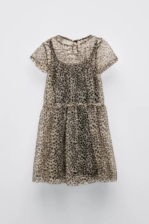 VESTIDO TUL ANIMAL PRINT