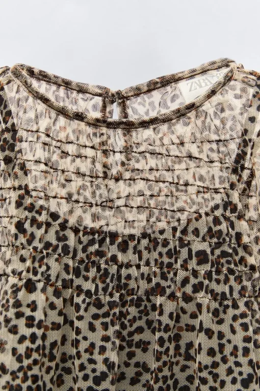 VESTIDO TUL ANIMAL PRINT