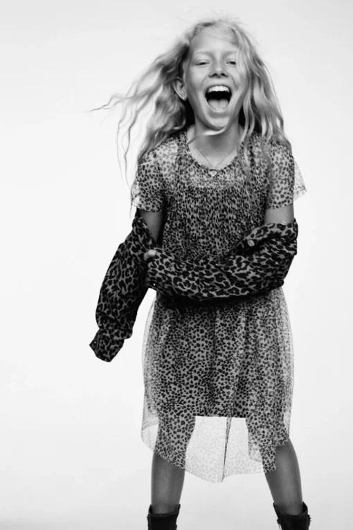 VESTIDO TUL ANIMAL PRINT