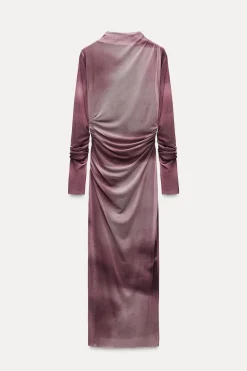 VESTIDO TUL DRAPEADO