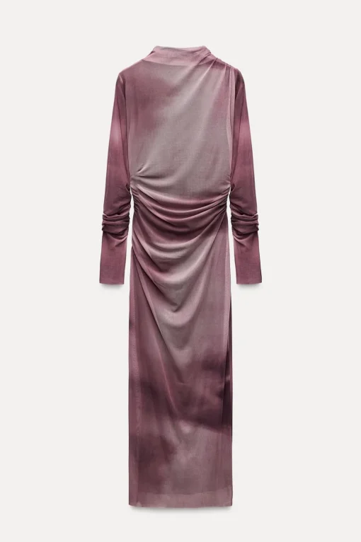 VESTIDO TUL DRAPEADO