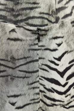 VESTIDO TUL ESTAMPADO ANIMAL