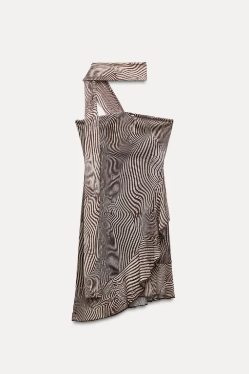 VESTIDO TUL LENCERO ESTAMPADO ANIMAL