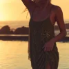 VESTIDO TUL VOLANTES ABALORIOS