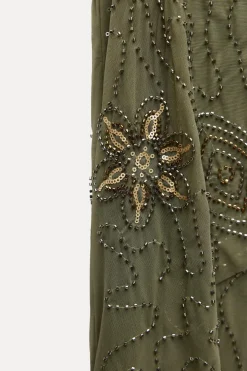 VESTIDO TUL VOLANTES ABALORIOS