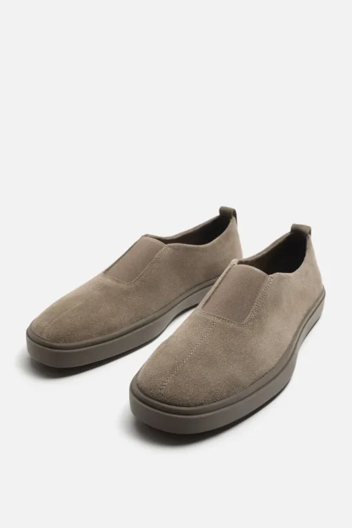 ZAPATILLA PIEL SIN CORDONES