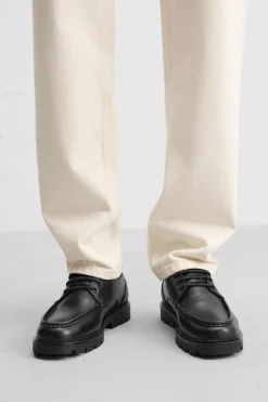 ZAPATO PIEL BORDÓN
