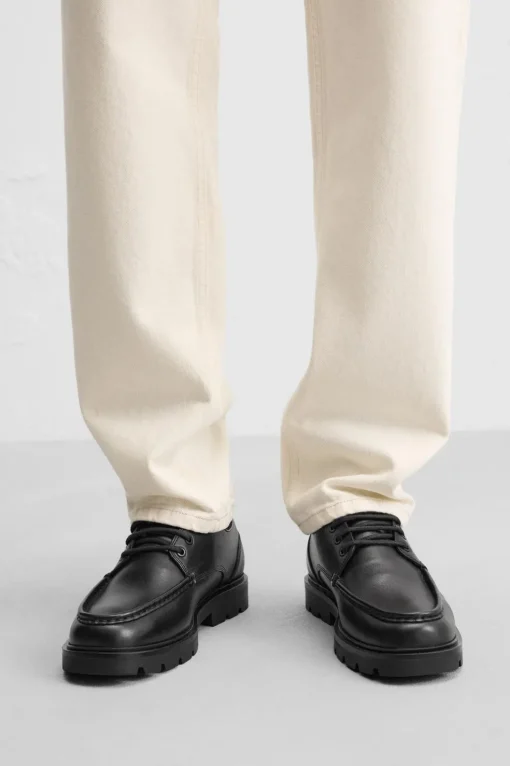 ZAPATO PIEL BORDÓN