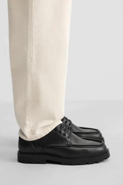 ZAPATO PIEL BORDÓN