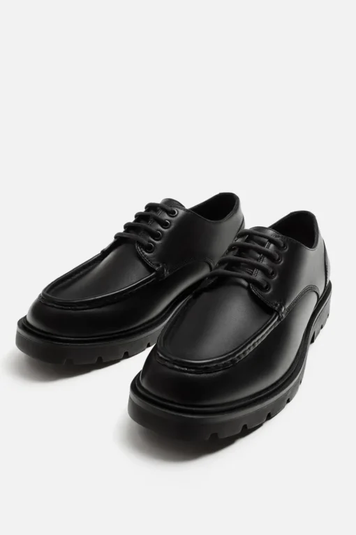 ZAPATO PIEL BORDÓN