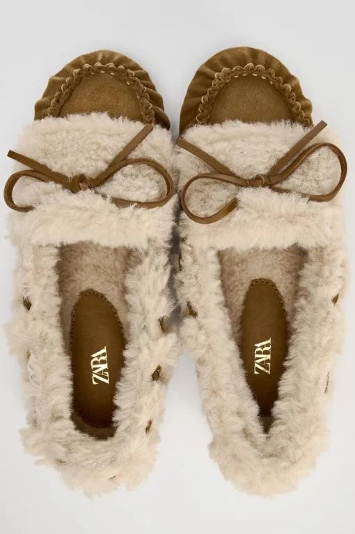 ZAPATO PLANO SERRAJE PELO