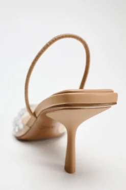 ZAPATO TACÓN DESTALONADO BRILLOS
