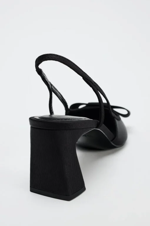 ZAPATO TACÓN DESTALONADO LAZO