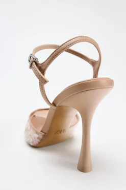 ZAPATO TACÓN DESTALONADO LENTEJUELAS