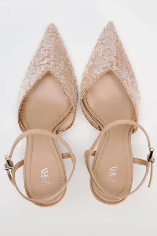 ZAPATO TACÓN DESTALONADO LENTEJUELAS