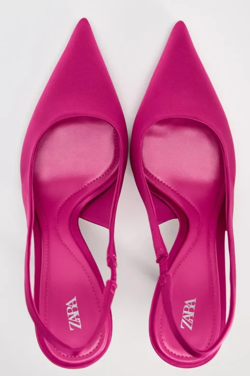 ZAPATO TACÓN DESTALONADO SATINADO