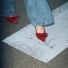 ZAPATO TACÓN LAZO ACHAROLADO