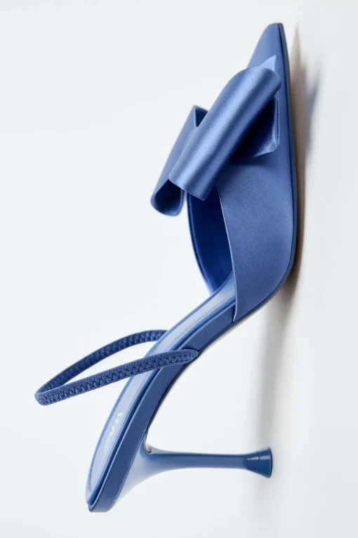 ZAPATO TACÓN LAZO SATINADO