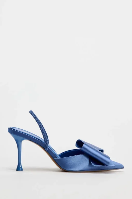 ZAPATO TACÓN LAZO SATINADO