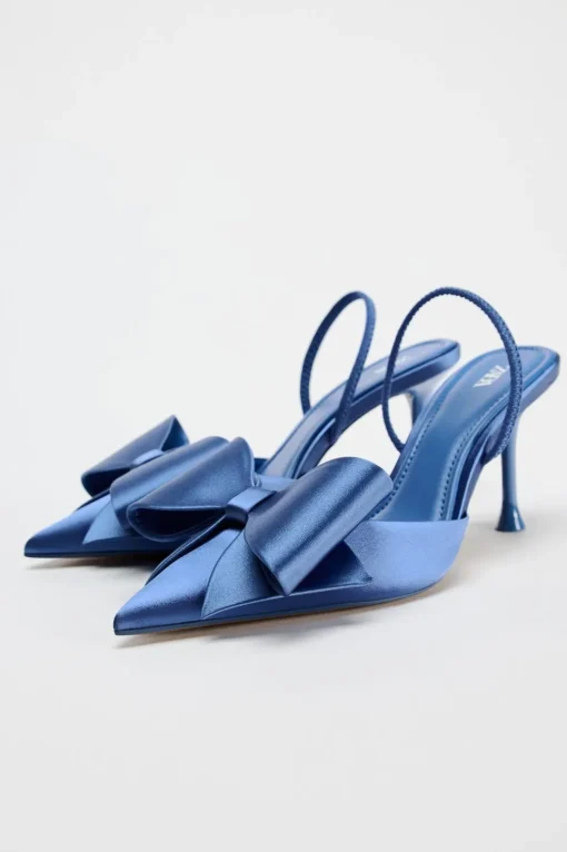 ZAPATO TACÓN LAZO SATINADO
