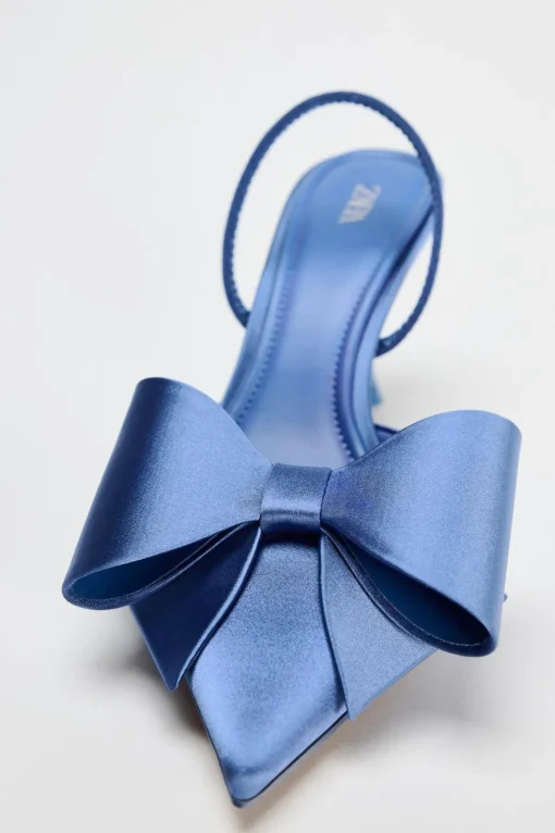 ZAPATO TACÓN LAZO SATINADO