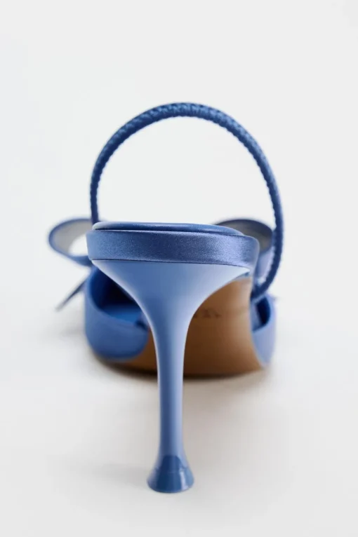 ZAPATO TACÓN LAZO SATINADO
