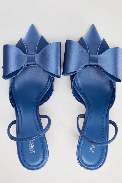 ZAPATO TACÓN LAZO SATINADO