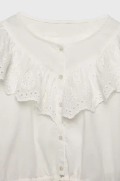 Z3D BLUSA ROMÁNTICA VOLANTE PUNTILLA