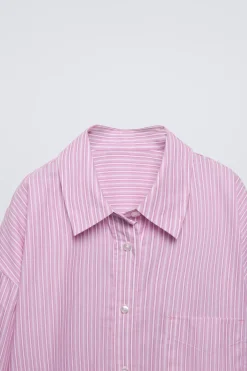 Z3D CAMISA OVERSIZE RAYAS