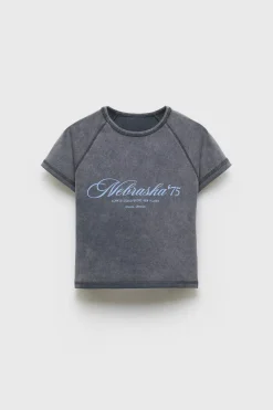 Z3D CAMISETA TEXTO NEBRASKA