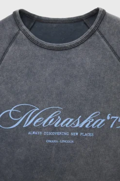 Z3D CAMISETA TEXTO NEBRASKA