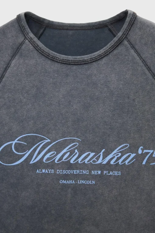 Z3D CAMISETA TEXTO NEBRASKA