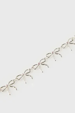 Z3D COLLAR METÁLICO LAZOS BRILLO