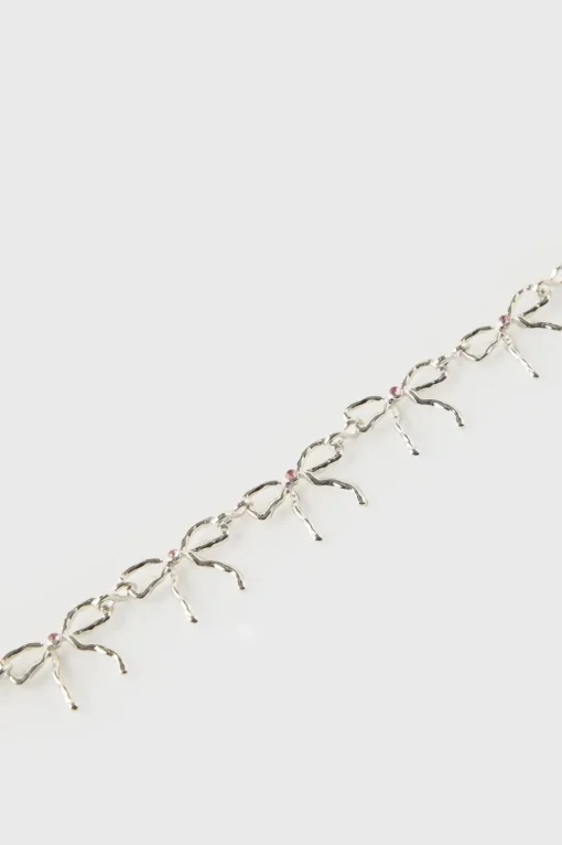 Z3D COLLAR METÁLICO LAZOS BRILLO